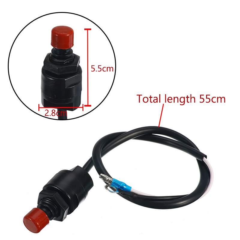 Outboard Cut off Switch Safety Tether Lanyard Boat Motor Emergency Kill Stop Switch For Engine Protect For Yamaha/Tohatsu Motors