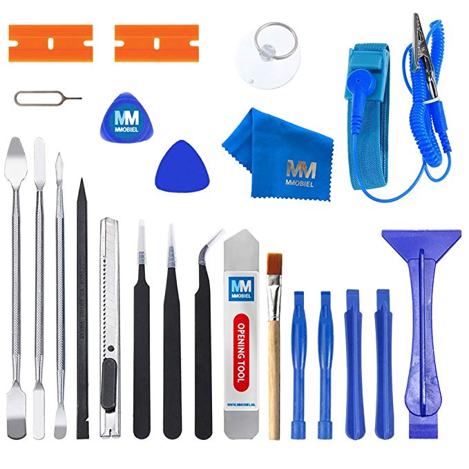MMOBIEL 23 in 1 Professionele Premium Reparatie Opening Tool Kit set Inkl. Anti Statische Polsband voor Smartphones, Computers,: Default Title
