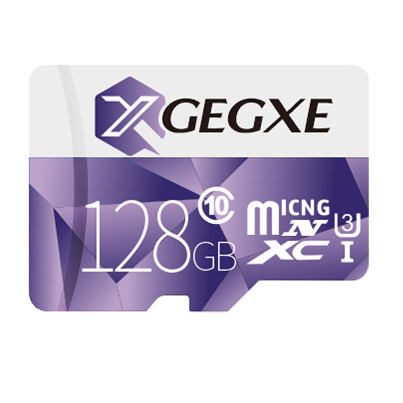 Xgegxe microsd 64gb hukommelseskort 8gb 16gb 32gb 128gb micro sd-kort  c10 tf kort flashdrev til smartphone: 128gb