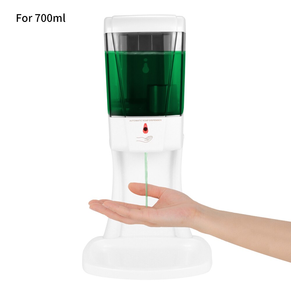 Battery-Powered 1000ml Wall-Mounted Automatic Soap Dispenser For Liquid Soap, Soap Dispenser Upright Dry Tray Plastic Drip Tray: Dehydra tray 700ML