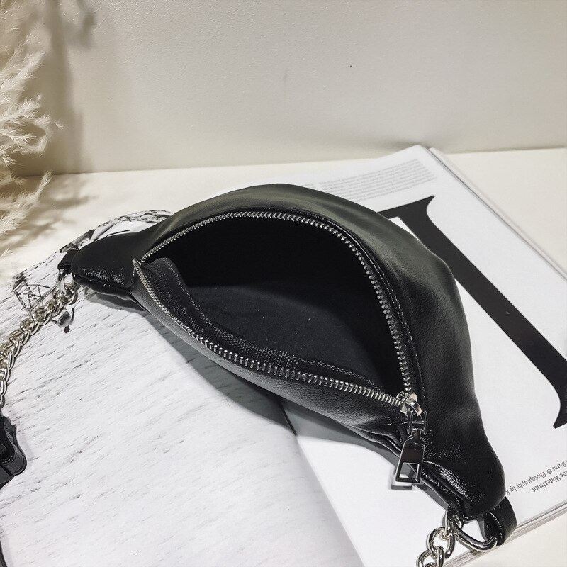 Läuft Tasche Weiblichen Frühling und Sommer Neue Koreanische Stil Coole Kette Brust Tasche Einfache Umhängetasche