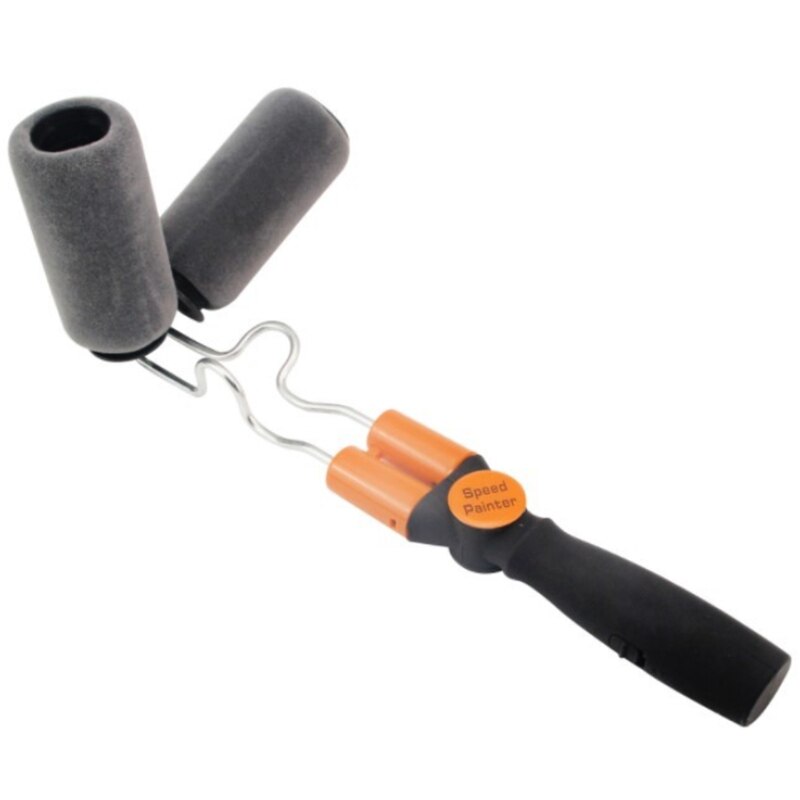 ABSF Speed Painter Double Sided Paint Roller Brush Painting Brushes Cylindrical Corner Painting Home Improvement Tools Speed Pai