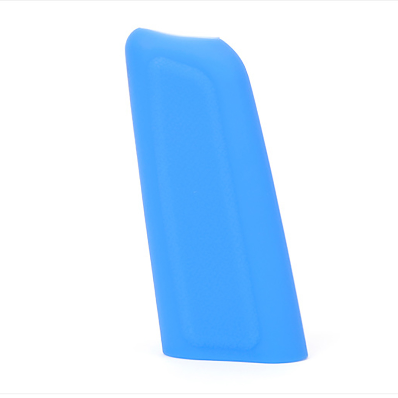 Pomo de palanca de cambios de silicona para coche, cubierta de perilla de freno de mano, funda protectora de piel, estilo de coche: Handbrake(Blue)