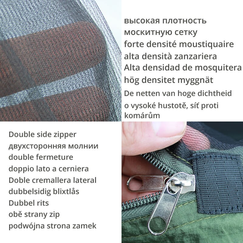Myggenet hængekøje 260cm 210t nylon