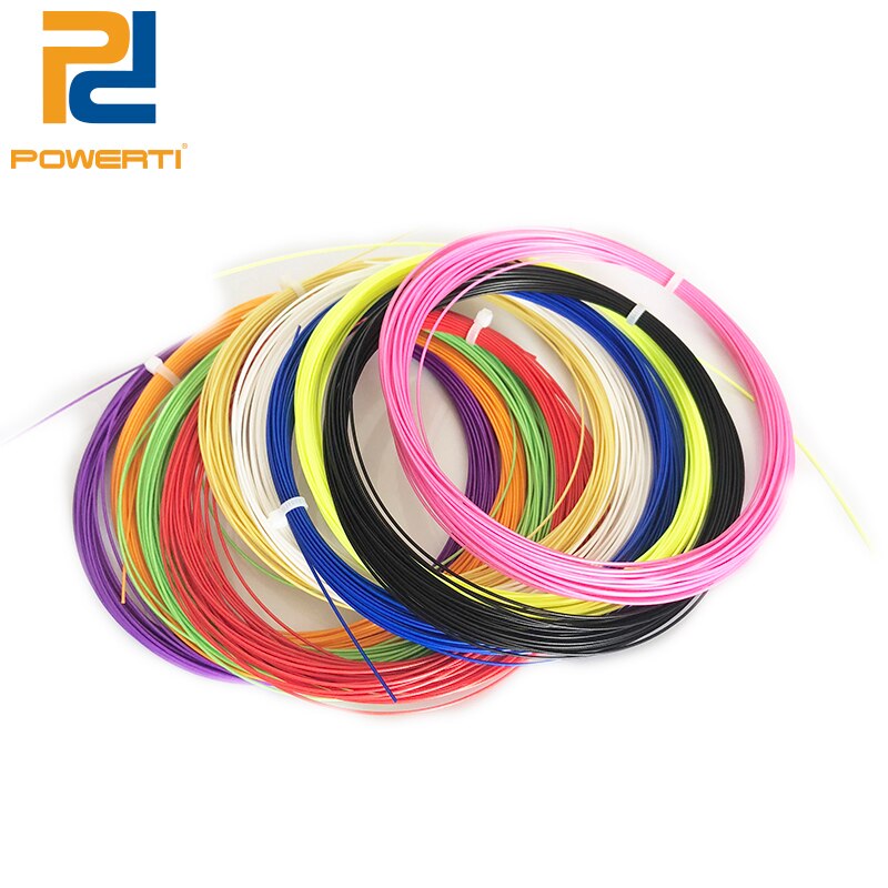 Powerti 50 Stks/partij 65 BX95 22- 26 Lbs String Badminton Racket String 0.7Mm Racket Training String 10M Sport Outdoor