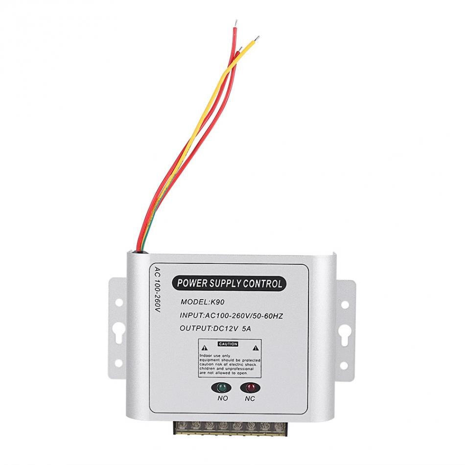 DC12V 5A metal case Deur Access Controller systeem Schakelaar Voeding voor elektrische deur velgbeveiliging bolt