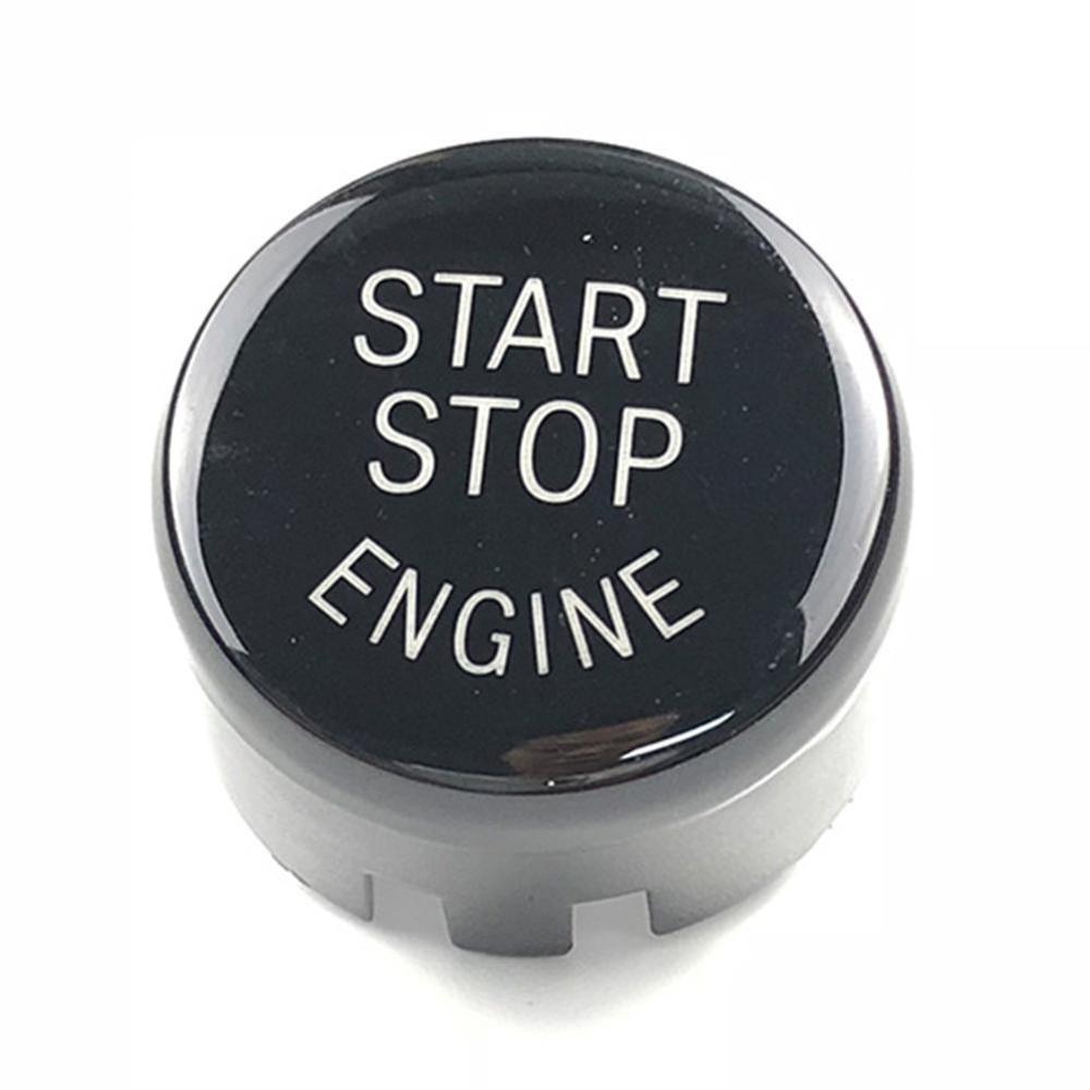 Bil start stop motor trykknap knapper trim til bmw  f30 f10 f34 f15 f25 f48 x1 x3 x4 x5 nøglefri startknap cover cover shell: Hvid