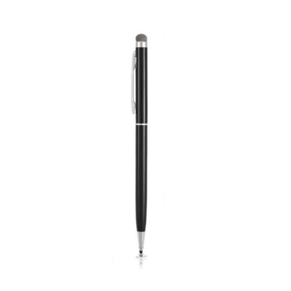 Universal 2 in 1 Kapazitiver Touch Screen Stylus Pen mit Tuch Kopf für Android/IOS Handy Tablet für iPhone für Huawei: Black