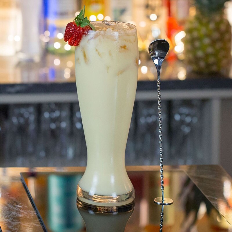 304 justerbara barskedar i rostfritt stål med långt handtag bartender cocktail omrörningsskruv barsked