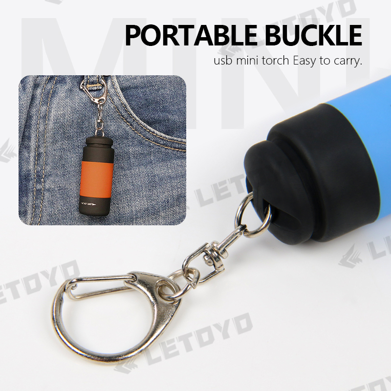 LETOYO UV USB linternas Led Mini luz portátil recargable linterna impermeable para plantilla de calamar plantilla de metal herramientas de pesca de mar