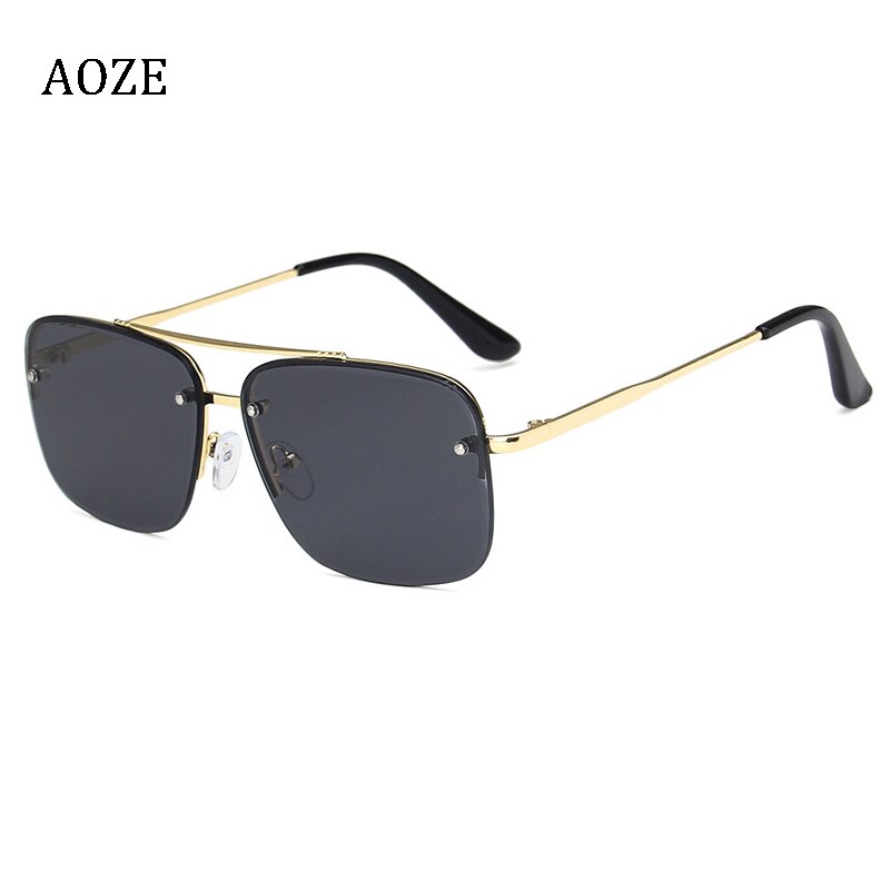 Aoze classic style cool unisex sunglasses brand men's vintage sunglasses zonnebril dames UV