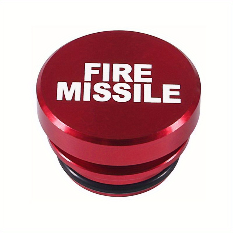 couvercle universel de bouton allume-cigare de voiture 12V, accessoires, bouton d'éjection de Missile d'incendie, prise allume-cigare de voiture: Bleu