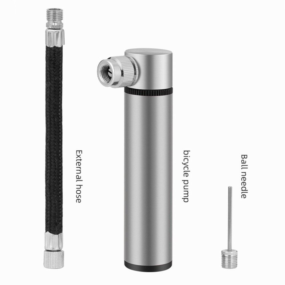 Portable Hand Bicycle Pump 120psi High Pressure Pump Aluminum Alloy MTB Mountain Bike Tire Valve Inflator Bicycle Accessories