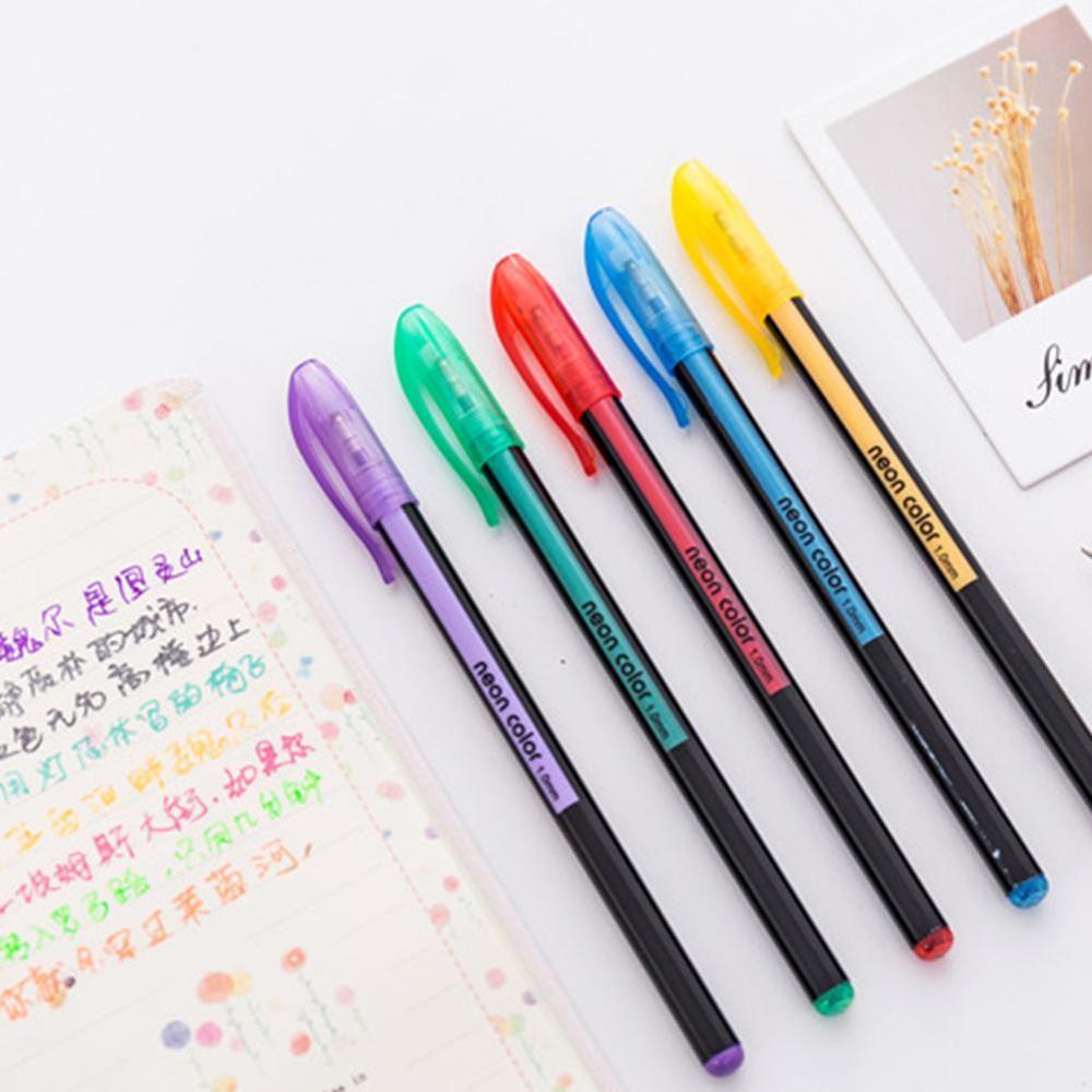 12/16 Color Gel Pen Highlighter Crayon Pastel Brig... – Grandado