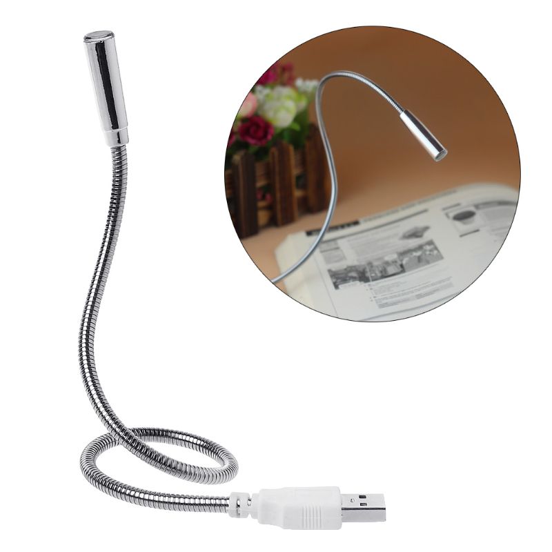 USB Flexible Light Keyboard Lamp Rechargeable Adjustable Hose Night Illumination Plug And Play PC Computer Desktop Book Reading