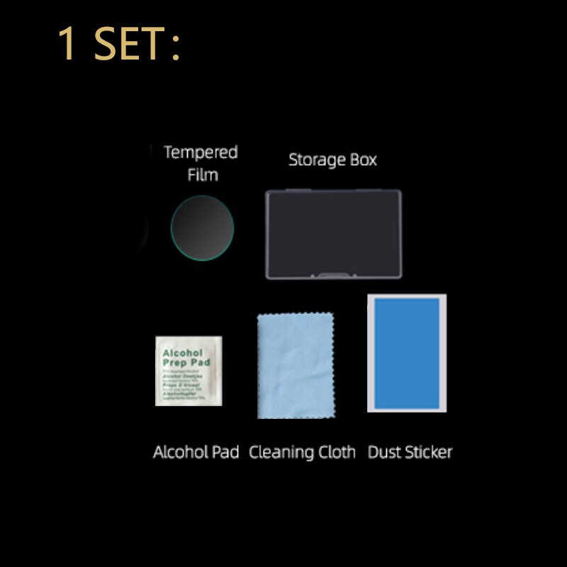 1/2Set Insta360 ONE X2 Tempered Glass Film Screen Protector For Insta360 ONE X2 Camera Len Film Glasses Protection Accessories: 1 Sets