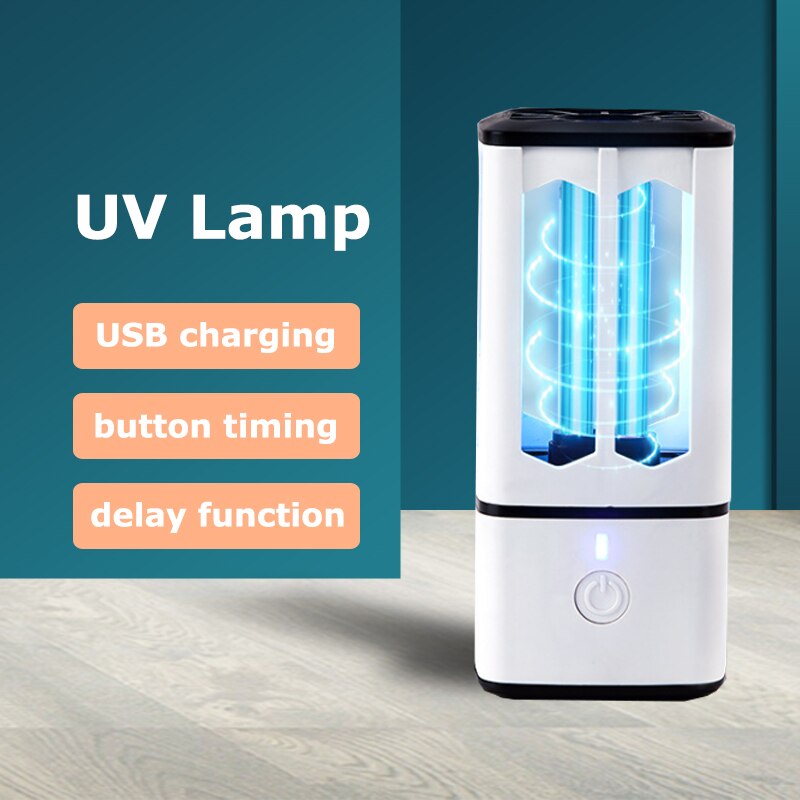 3.8W UVC Quatrz Sterilizer Desinfecting Lamp Ozone UV Bactericidal Portable Ultraviolet Lamps Germicidal Light Room Hospital