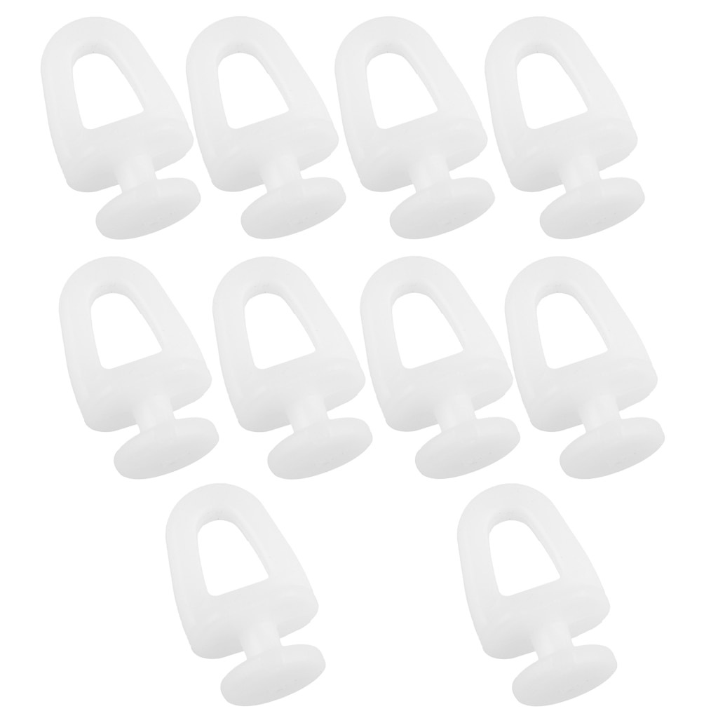 20mm/23mm DRAPERY Traverse CURTAIN ROD Carrier SLIDES Rail Hooks 20Pcs/Pack