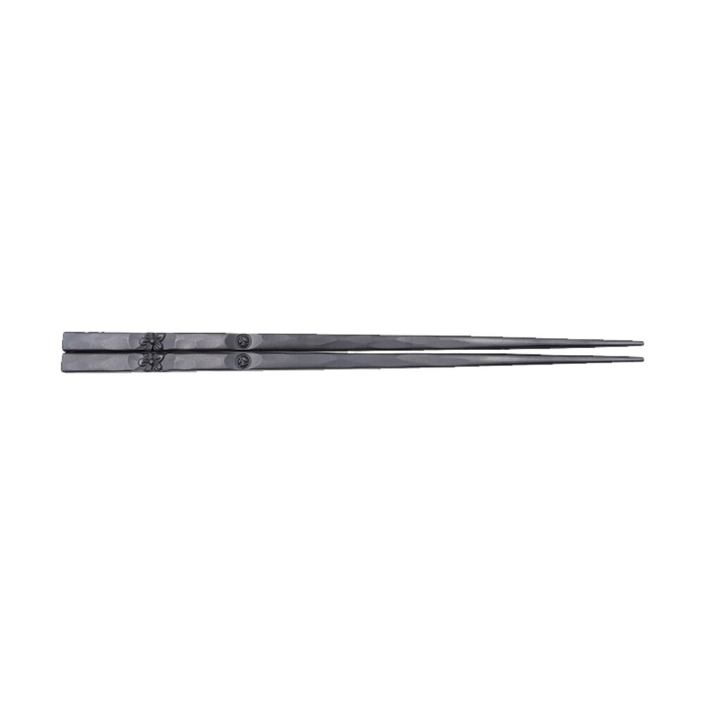 Palillos de Sushi de doble punta de acero inoxidable, estilo japonés, para el hogar, 1 par: 4C