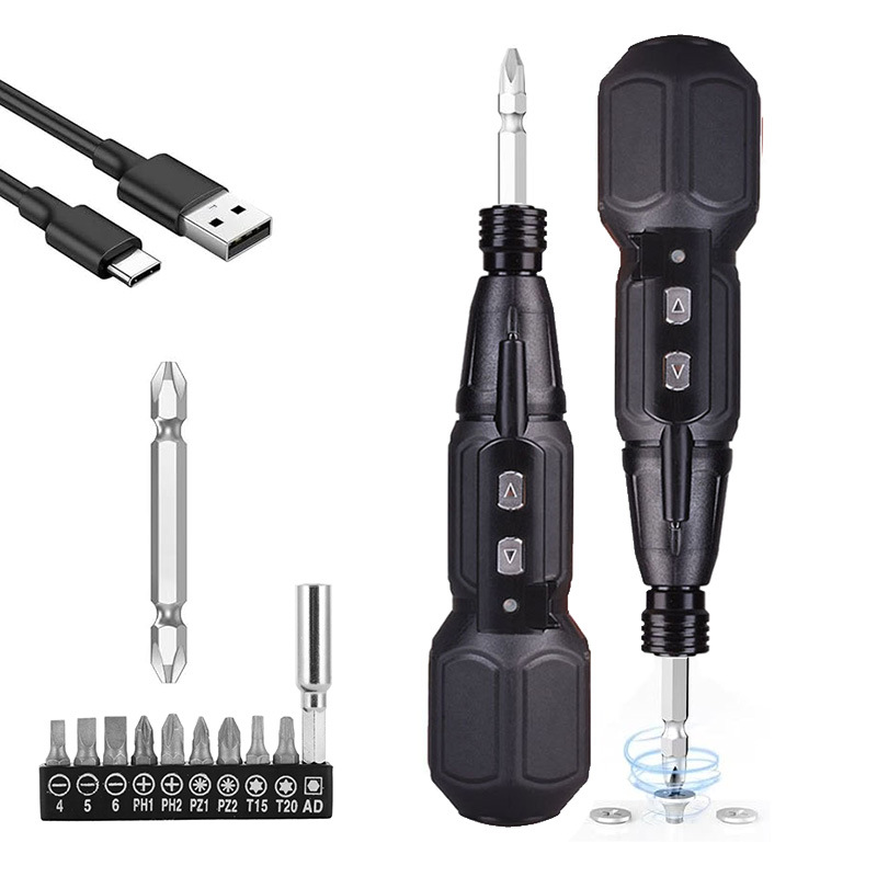 Populär elektrisk skruvmejsel 3.6v små hushålls mini demonterings- och monteringsverktyg reparation hushållsapparat skruvmejsel set: Default Title