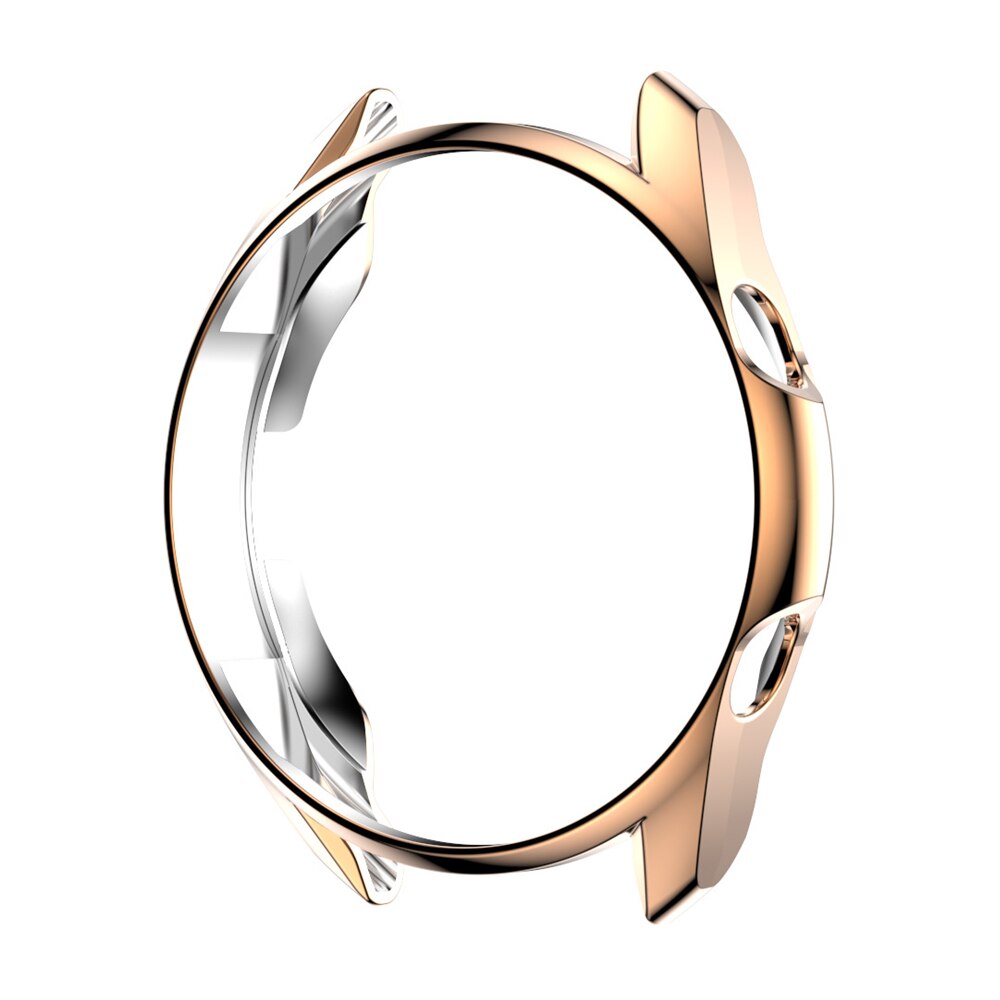 Til samsung galaxy watch 3 urkasse 45mm 41mm fleksibel tpu belagt kofangerskal til galaxy ur 3 41mm 45mm sager beskyttelsescover: Rose guld / Galakse ur 3 41mm