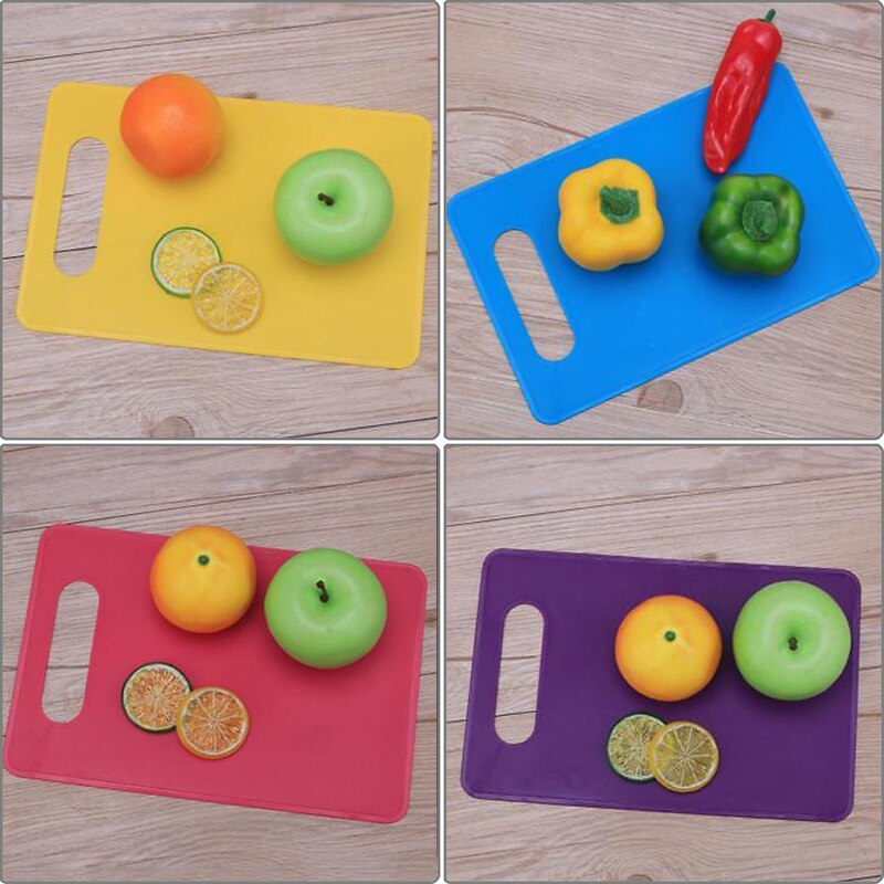 PP Plastic Non-slip Hang hole Cutting Board Food Slice Cut Chopping Block Kitchen Cooking Tools easy to carry