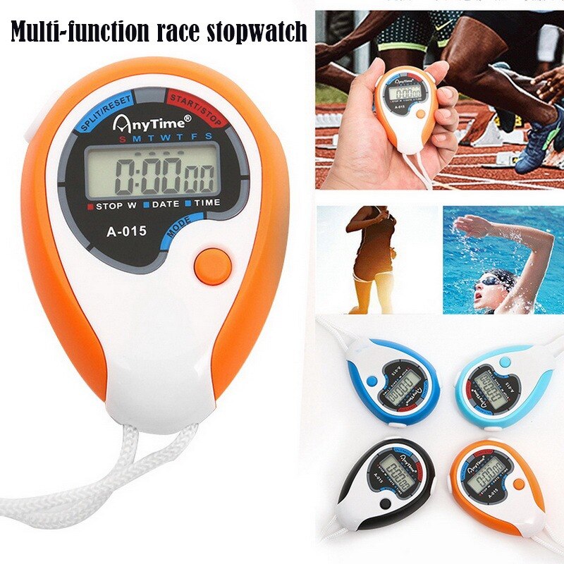 Stopwatches Multi-Function Waterproof Electronic Digital Chronograph Time Stopwatch Timer for Sports 1pc