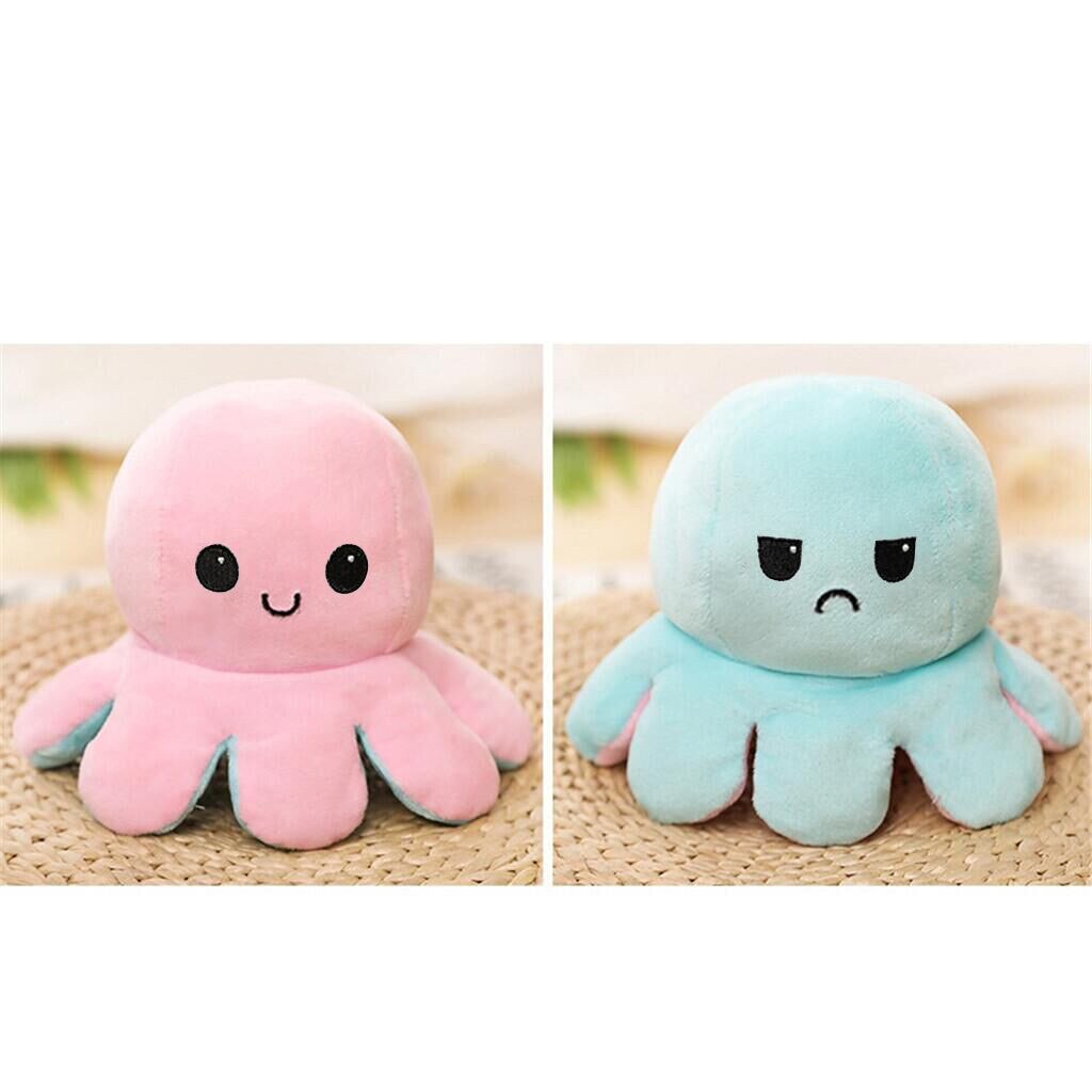Plüsch Puppe Plüsch Tiere Zwei-seitige Weiche Simulation FlipToy Verschiedenen Seiten Zu Zeigen Verschiedene Stimmungen Plüsch Spielzeug Für kinder: K