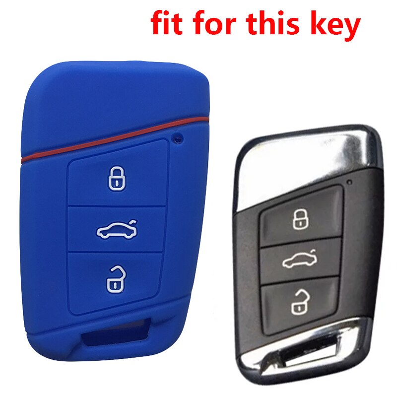 Car Key Cover Case For Volkswagen Passat B8 Tiguan MK2 Magotan Passat Cc For Vw Key Case Skoda Superb A7 Remote