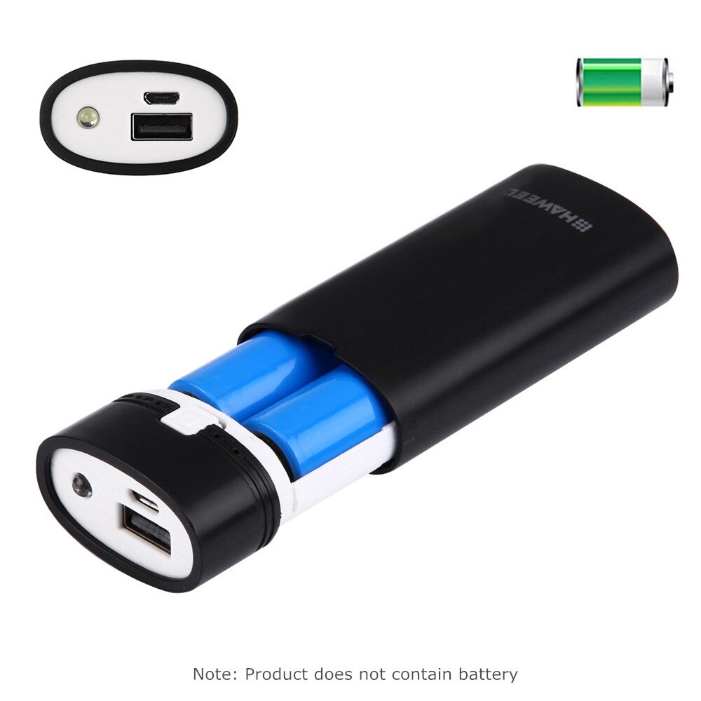 Draagbare 2xx usb powerbank, batterijlader, doe-het-zelf doos voor telefoon 18650 powerbank voor iphone, externe batterij opladen
