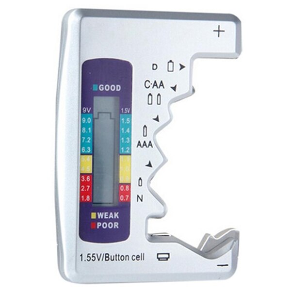 Plastic Universal Tester LCD Display Household Analyzer Engine Automotive Battery Multipurpose Button Cell Small Checker Digital