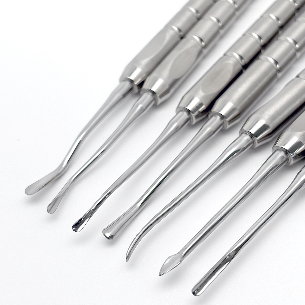 Kit Dental Luxating, cuchillo elevador de diente de raíz, extracción de aleación de titanio, herramienta de dentista mínimamente invasiva