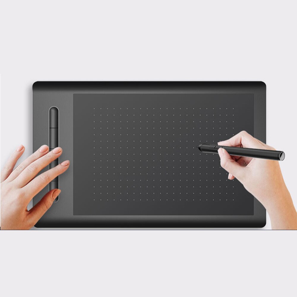 WP9625B Graphics Tablet Drawing Tablet 8192 Levels Pressure Sensitivity 5080LPI Resolution 230PPS Read Speed 2.4G/BT/USB