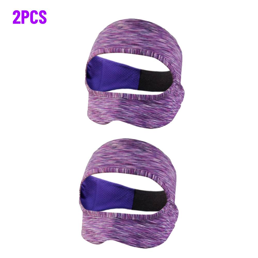 Cubierta de máscara de ojos para Oculus Quest 2, accesorios para gafas VR transpirables, banda para el sudor, auriculares de realidad Virtual para Quest 2 HTC Vive, 2 uds.: 2PCS Purple