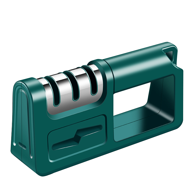 4 in 1 Diamond Knife Sharpener Whetstone Multi-functional Manual Quick Sharpening Tool for Kitchen Knives Scissors and Tools: Orange