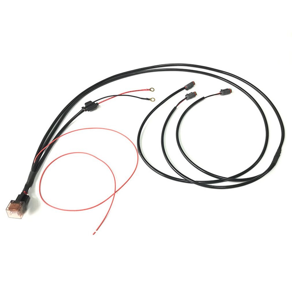Aansluiten 3 Auto Led Verlichting Kabelboom Met Dt Connector Waterdichte Universele Voor Lange Strip Licht Off-Road spots