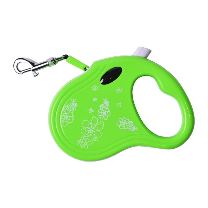 Intrekbare Hond Kat Leash Lead Harness Automatische Nylon Riem Kleine Hond Puppy Kraag Lopen Patrol Mascotas Pet Accesorios: Green