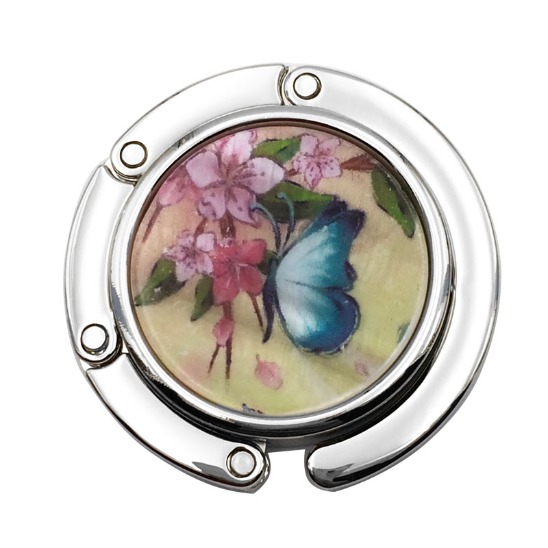Draagbare Metalen Opvouwbare Houder Shell Bag Klaptafel Vlinder Haak: Type 7