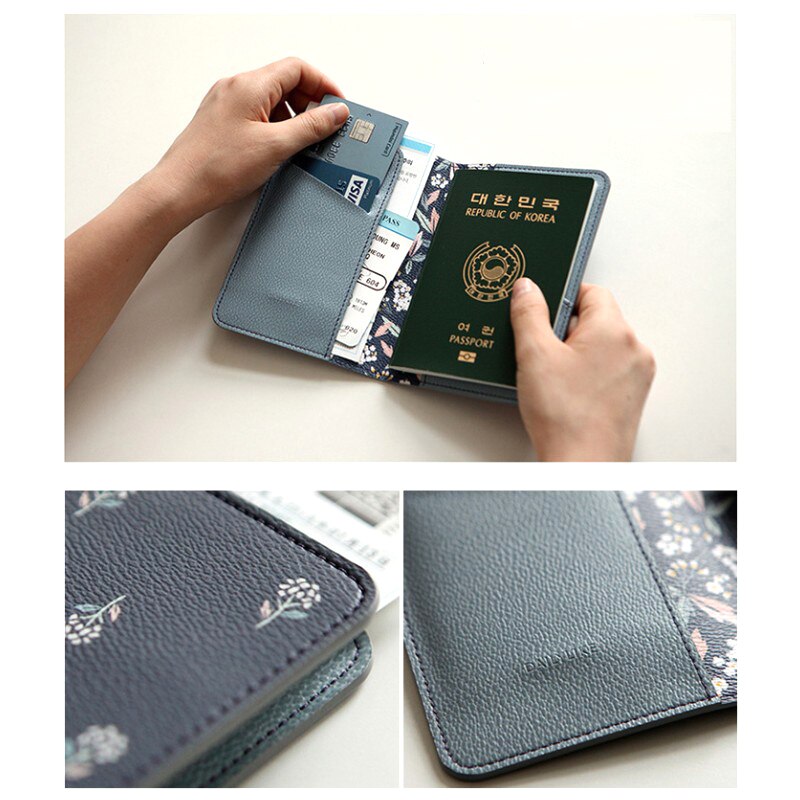 BONAMIE-funda de pasaporte con estampado de flamenco, patrón de animales, porta pasaporte de viaje, bolsas para billetes de avión, funda para tarjeta de identificación