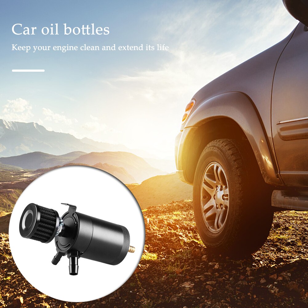 Car Oil Reservoir Oil Catch Can Kit Fuel Catch Tan... – Grandado