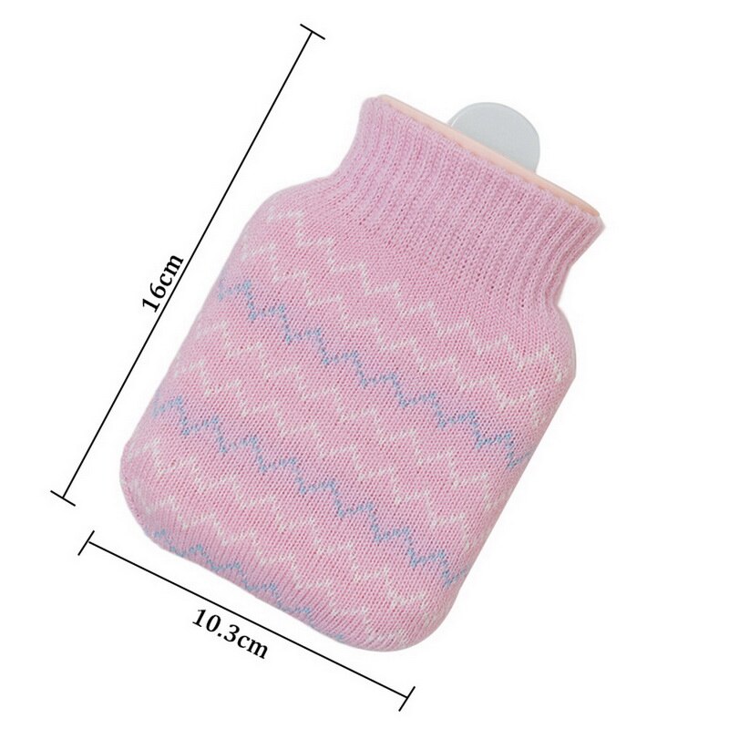 Przenośny termofor ogrzewacz dłoni butelka mikrofalowa przenośny uroczy kreskówkowy kot chłodnica wielokrotnego użytku ogrzewanie chłodzenie lodowe prezent na zewnątrz: różowy