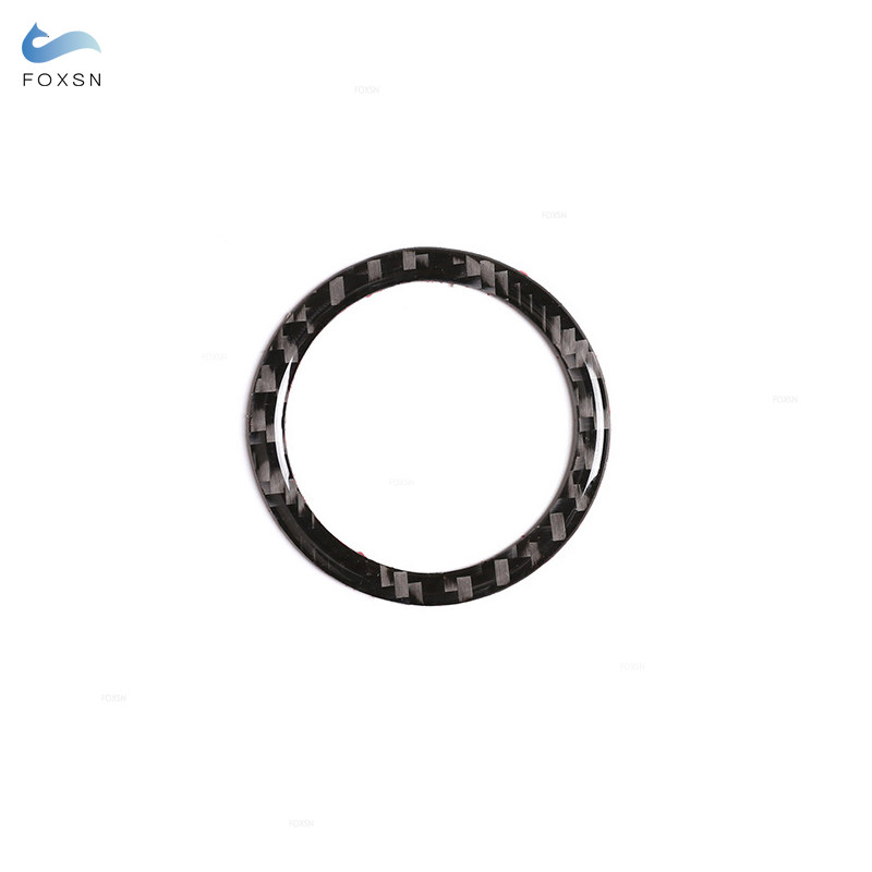 För mercedes benz ce klass  w205 w213 c180 c200 c300 glc kolfiber motor start stopp tryckknapp tändning nyckelring lock trim: Typ b
