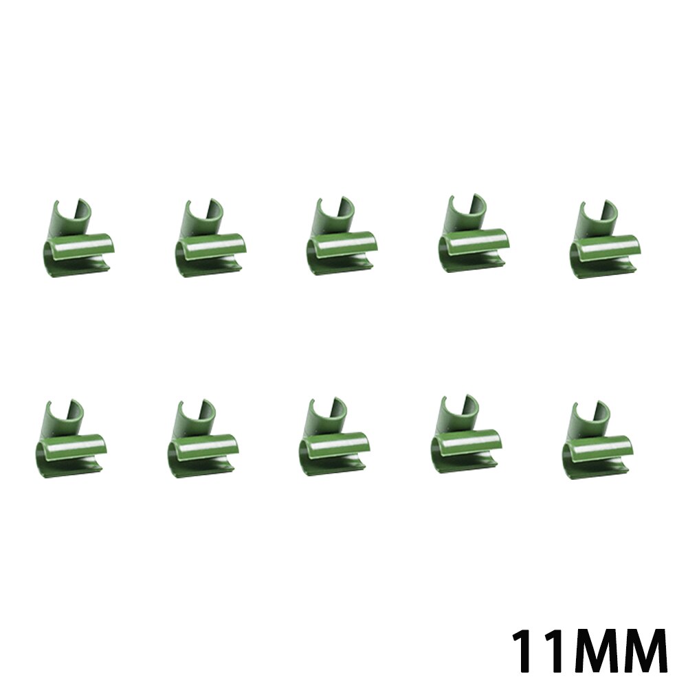 10 stk plantestøtte forteltsøyle hagetilbehør brakett druer tomat vinplante plantestøtte markisestolpe hage gård tilgang: 11mm