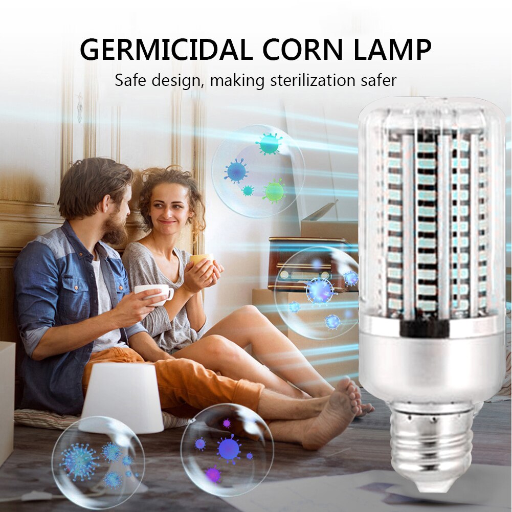 LED Bulb Sterilizer Bacterium UV Germicidal Clean Air 40W E27 Corn Light Ultraviolet for home Energy Conservation Disinfection