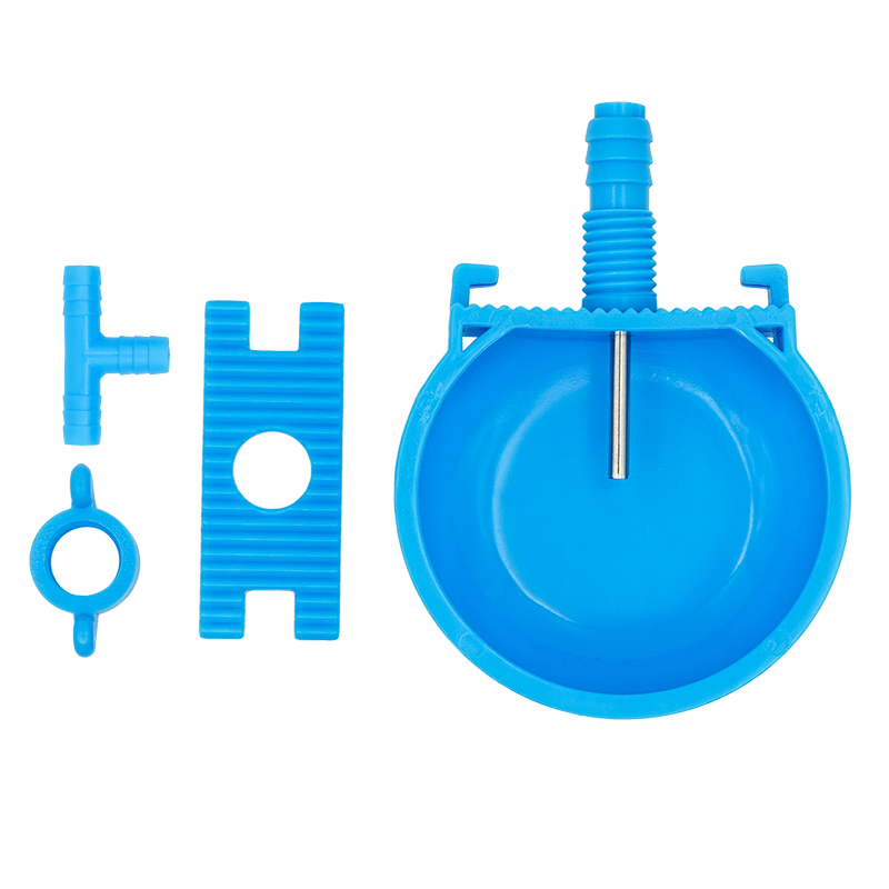 Ciotola per l'acqua del coniglio abbeveratoio automatico gabbia per conigli tazza fissa in acciaio inossidabile/plastica che solleva volpe visone animali da fattoria ciotola per bere