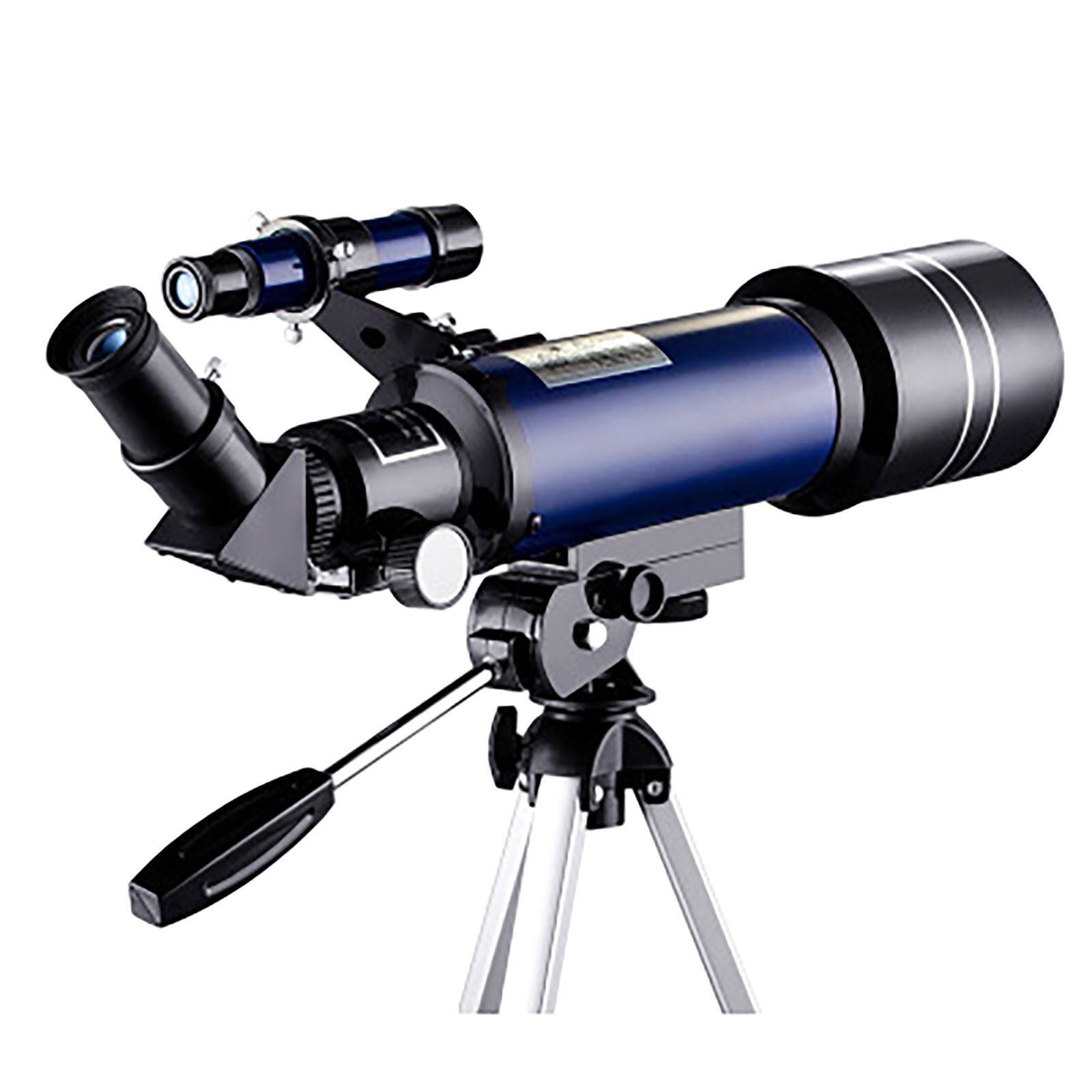 Telescopio astronómico 4 #, telescopio Refractor de 70mm, observación de la Luna para niños, adultos, astronomía, principiantes, lente 16x 67x con buscador
