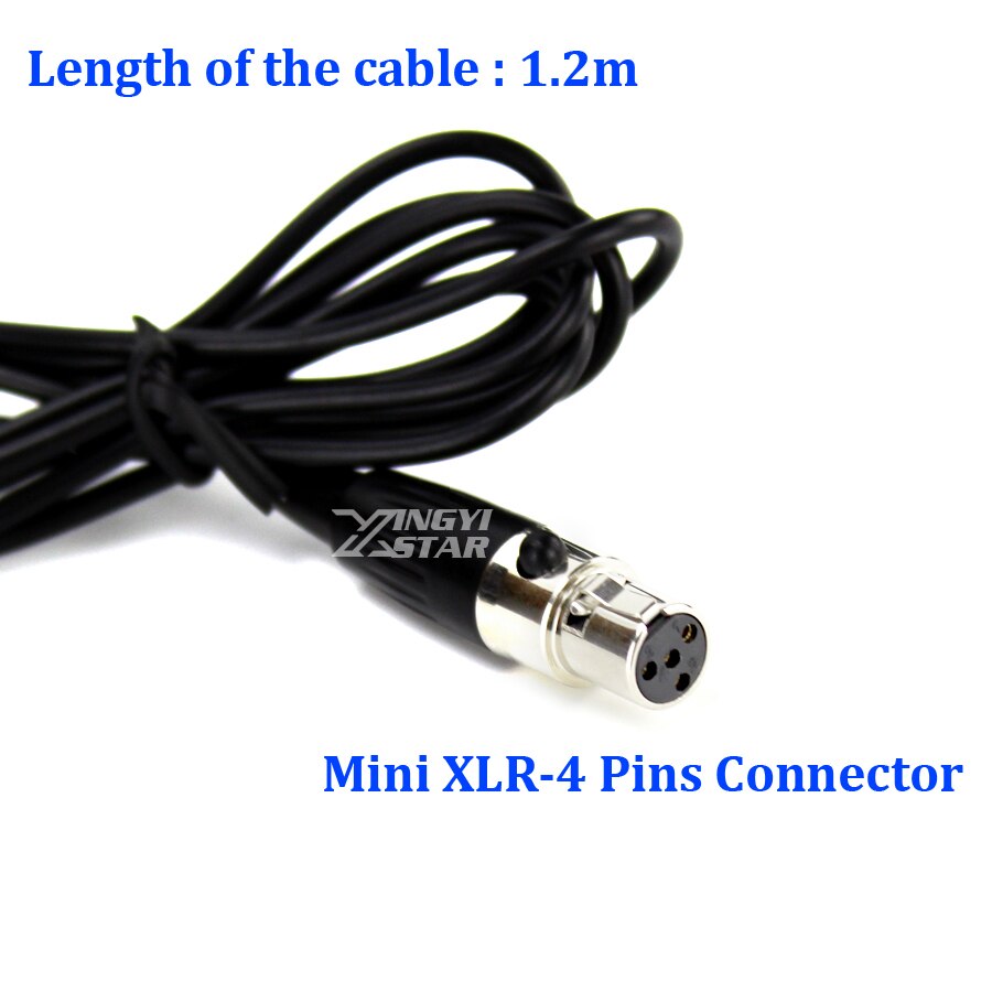 Mini XLR 4 Pin TA4F Plug Wired Microfone Condenser... – Grandado