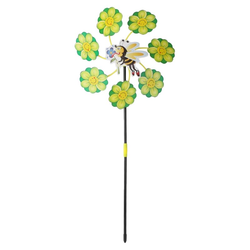 3d søde dyr insekt fugl vindmølle vind spinner whirligig yard have dekoration legetøj  y4ud