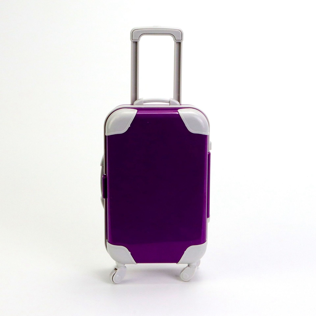 Dollhouse Miniature Scene Decoration Mini Simulation Suitcase For Small Luggage Doll Accessories Toys: green