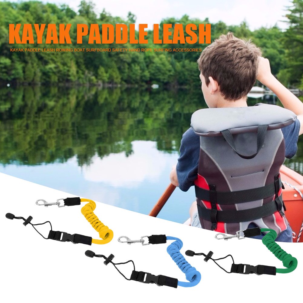 Kayak Rowing Boat Paddle Leash Surfboard Safety Rope Surfing Portable Outdoor Fishing Tackle Surfing Accessories